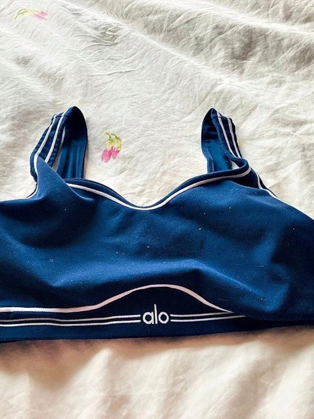 Alo Blue Sports Bra Like New